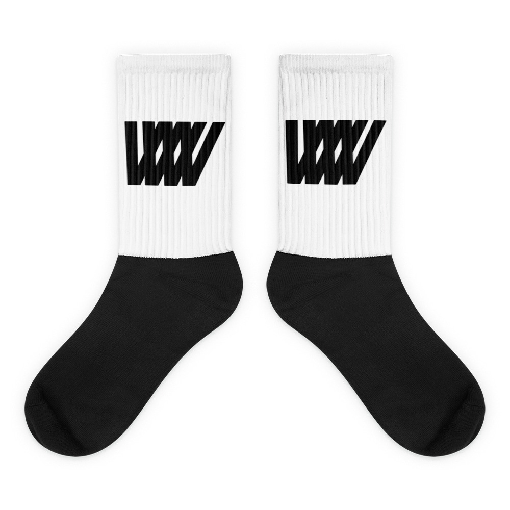 DW Close - Black foot socks - What's Really Dope