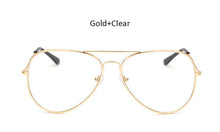 TSHING Women Aviation Clear Glasses Frame Feamle Ocean Transparent Sunglasses Fashion Brand Designer Men Eyewear Optical Glasses - What's Really Dope