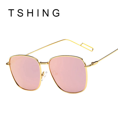 TSHING Brand Designer Women Square Polarized Sunglasses 2016 New Fashion Men UV400 Mirror Coating Sun Glasses - What's Really Dope