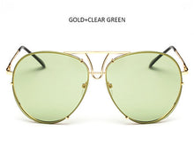 TSHING Fashion Oversized Sunglasses Women Men Brand Designer O Size Clear Ocean Gradient Glasses For Ladies - What's Really Dope