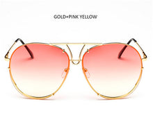 TSHING Fashion Oversized Sunglasses Women Men Brand Designer O Size Clear Ocean Gradient Glasses For Ladies - What's Really Dope