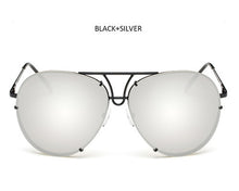 TSHING Fashion Oversized Sunglasses Women Men Brand Designer O Size Clear Ocean Gradient Glasses For Ladies - What's Really Dope