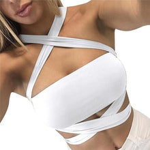 Sexy Female Strappy Bra Fashion Women Bralette Crop Straps Sleeveless Halterneck Tank Crop Tops Vest Blouse - What's Really Dope